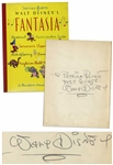 Walt Disney Signed Copy of Stories From Walt Disneys Fantasia -- With Phil Sears COA